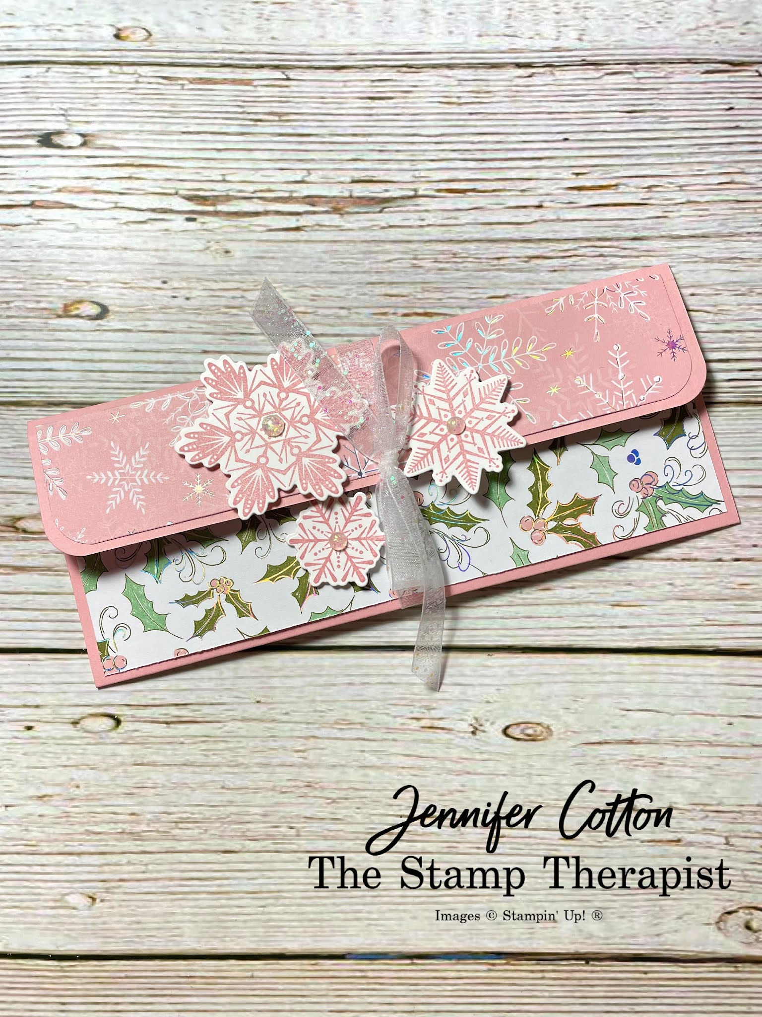 The Stamp Therapist Three Gift Cards with Stampin' Up! products!