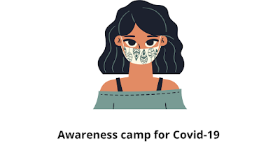 Notice writing on covid-19 awareness camp