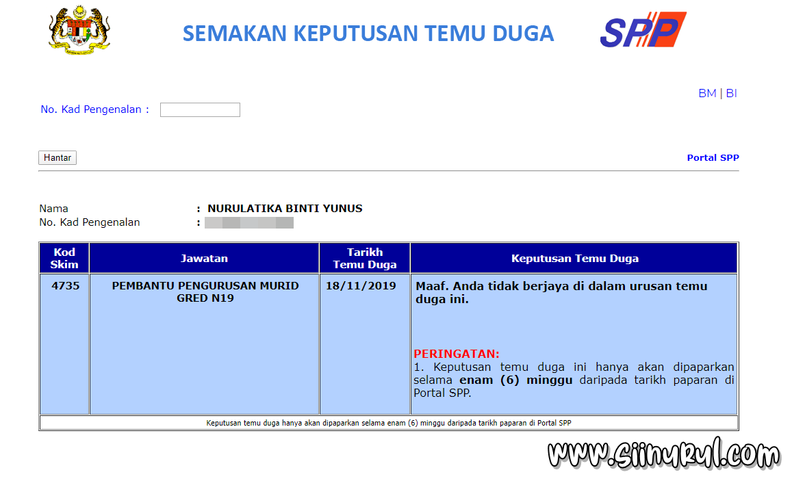 Senarai Semak Temuduga Spp - goozams