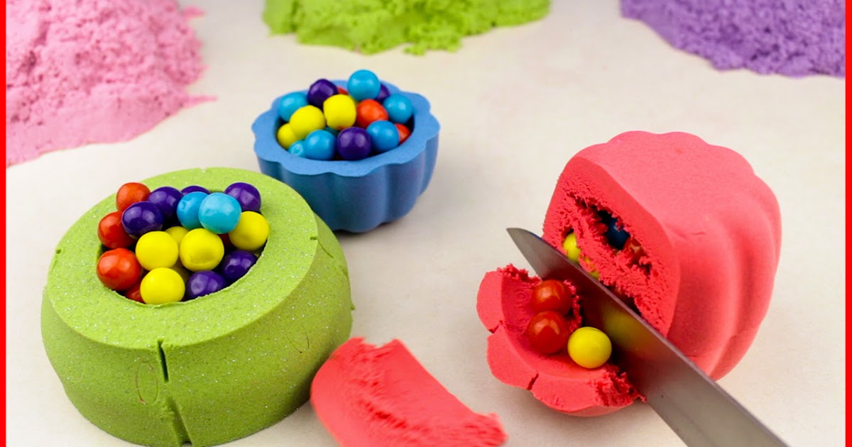 learn colors kinetic sand