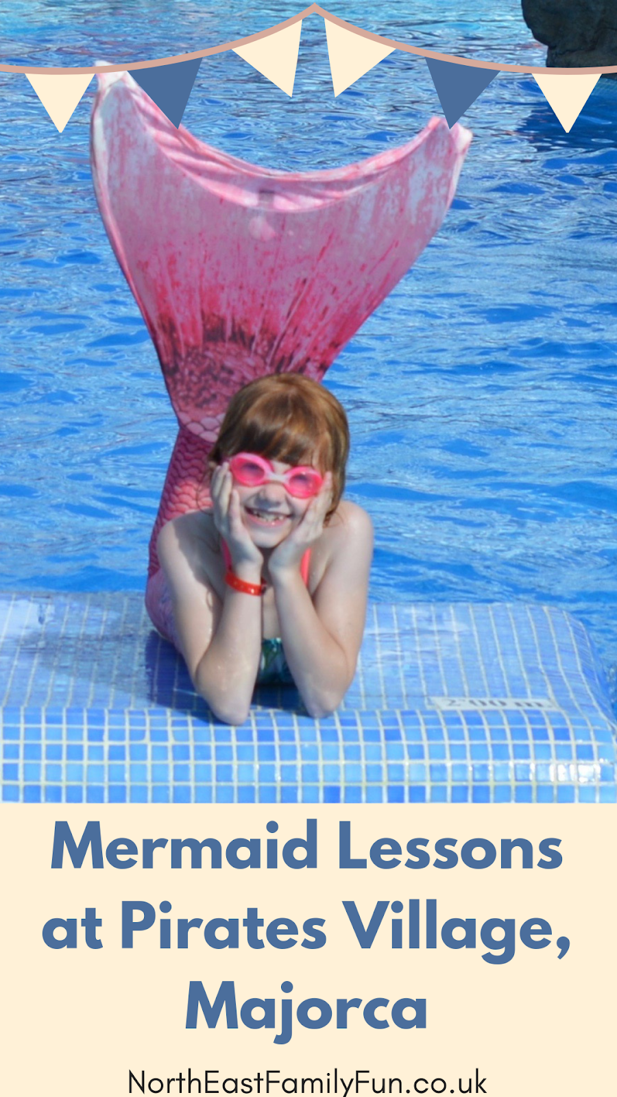 Pirate Swimming Pools and Mermaid Lessons at Pirates Village, Majorca