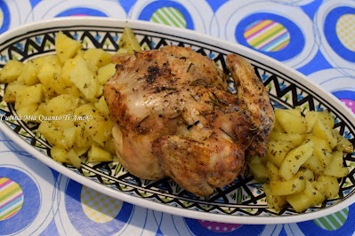 Polletto nella friggitrice ad aria