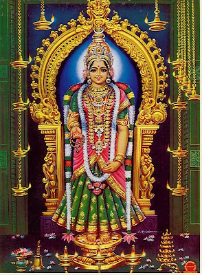Picture of Goddess Devi Kanya Kumari at Kanyakumari Devi Temple, Tamilnadu