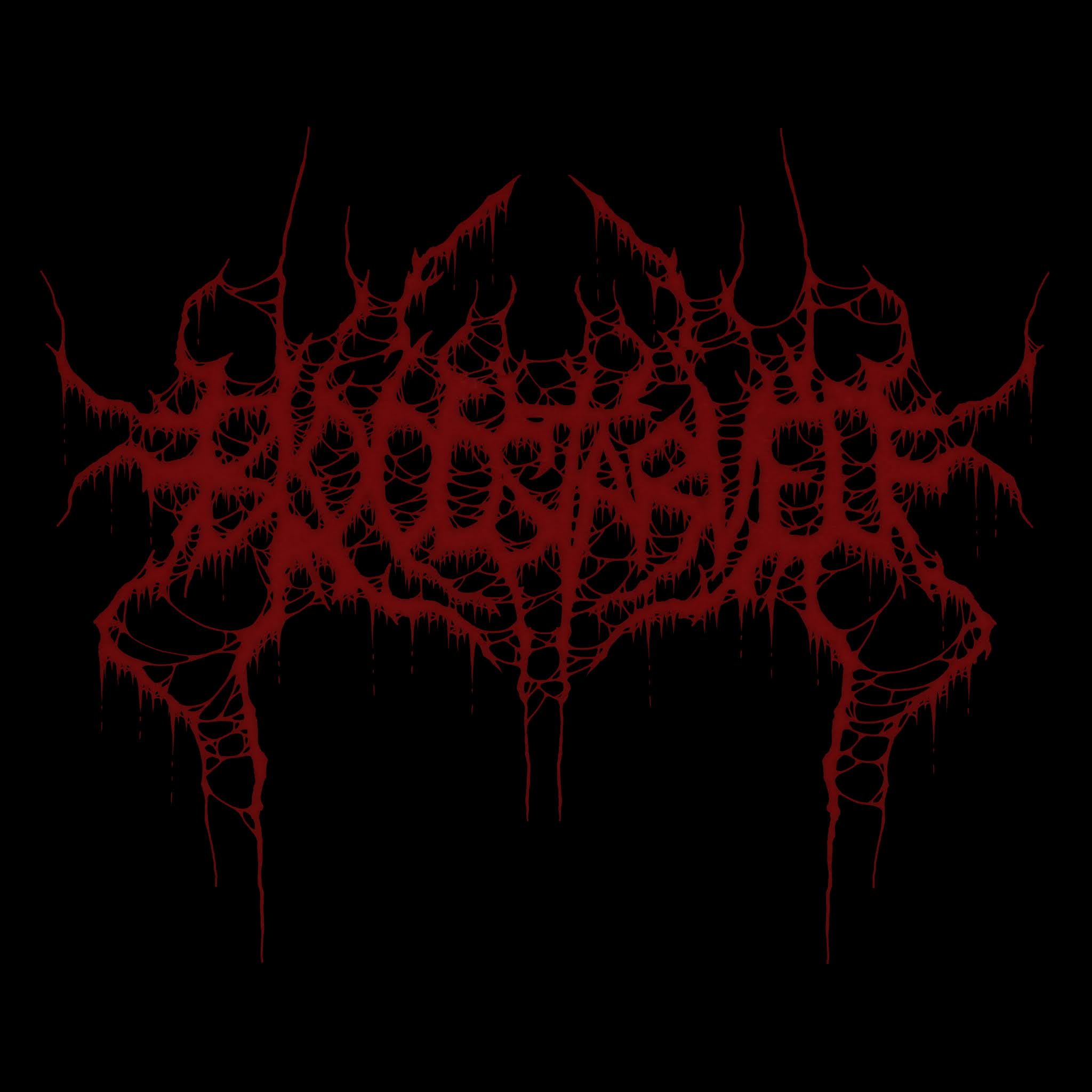 Demo 2020. Bloodstarved- Metal Band. Goregrind logo.
