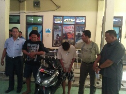 Dua tersangka jambret Dua tersangka jambret