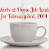 Work-at-Home Job Leads for the Week of February 3rd, 2014