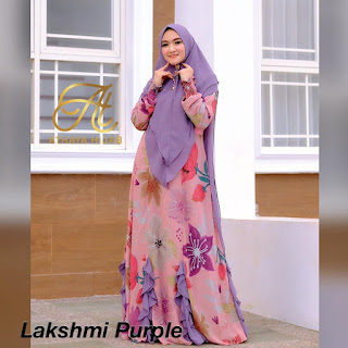 Lakshmi Purple 02 - Pakaian Islami 