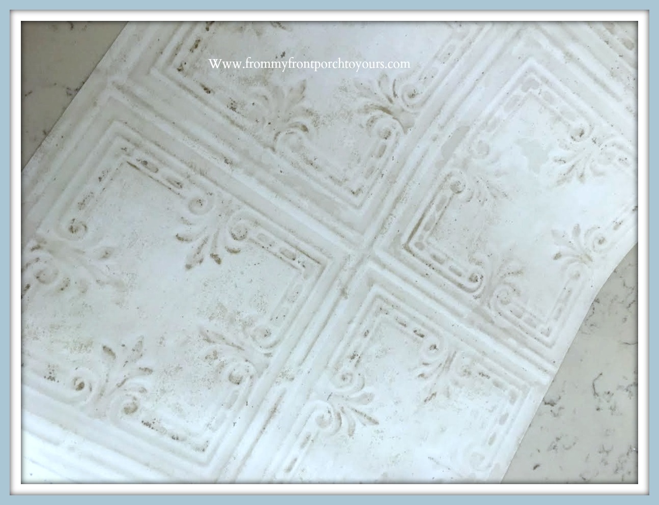 From My Front Porch To Yours Easy Makeover Using Peel & Stick Wallpaper