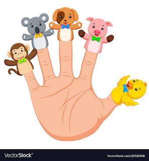 Animal finger puppets