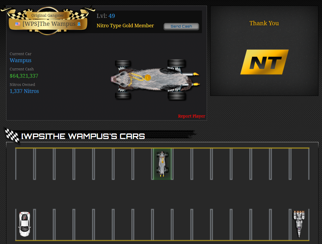 A Nitro Type Story (Part 2) Written by a Special Guest - Frosty Bandits