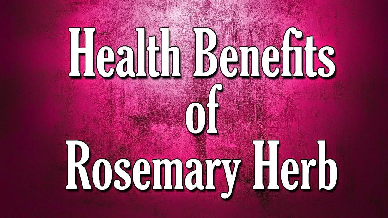 The benefits of rosemary Health and food