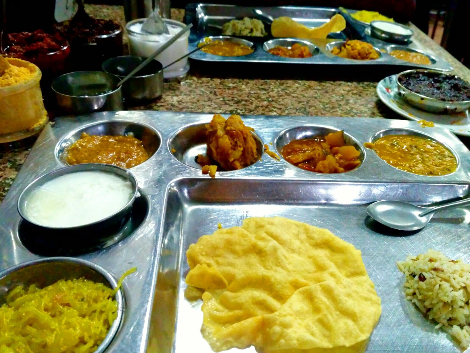 Food from Andhra at Andhra Bhawan Canteen Some Random Thoughts