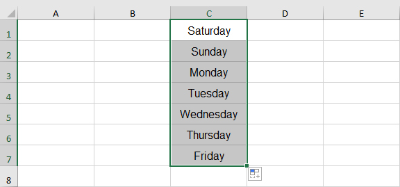 انشاء قائمة مخصصة في برنامج Excel