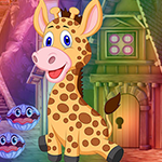 Games4King -  G4K Cheery Baby Giraffe Escape Game