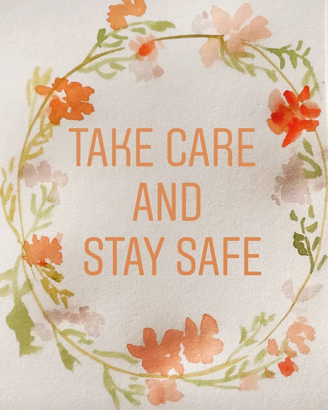 Go For Glee TAKE CARE And STAY SAFE stay-safe-and-healthy-calligraphy-wish-of-taking-care-support-banner