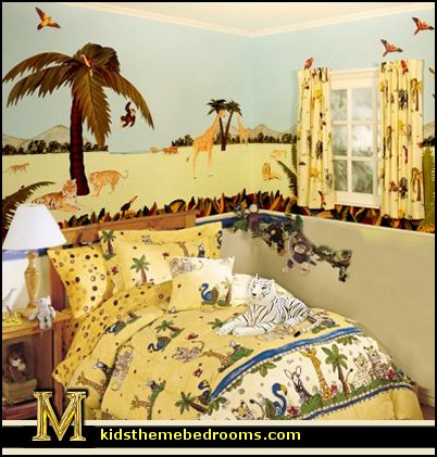  Safari  Jungle  Bedroom  Decorating  Ideas  Exotic Tropical 