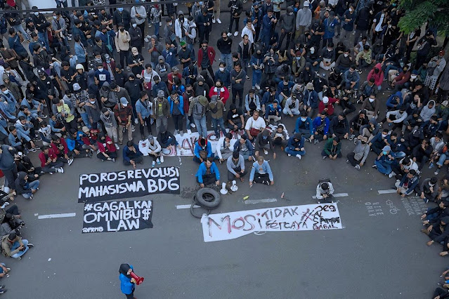 Mahasiswa Bantah Jokowi Soal Demo Omnibus Law Dipicu Hoaks Tren Opini