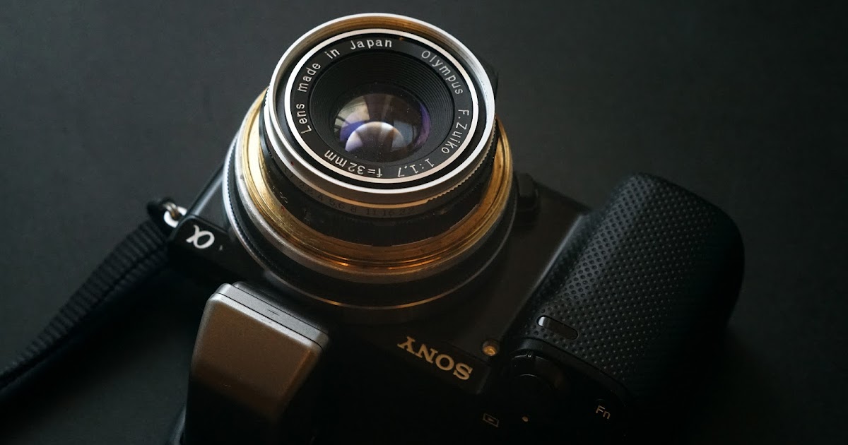 レンズ改造で遊ぶ: F.Zuiko 32mm f1.7 OLYMPUS-PEN EED 小さい 