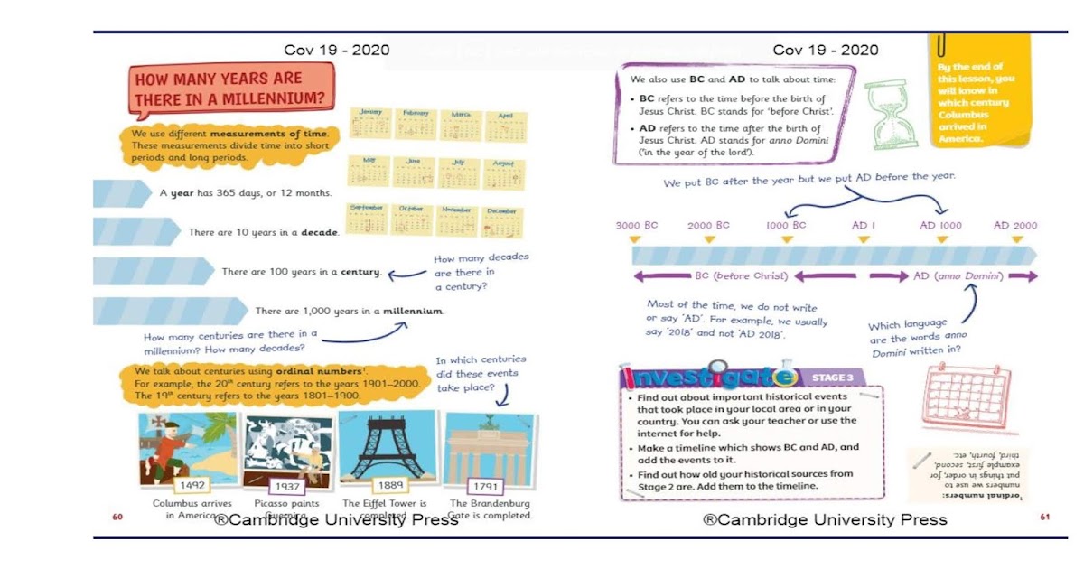 Blog 3º de Primaria: HOW MANY YEARS ARE THERE IN A MILLENNIUM?
