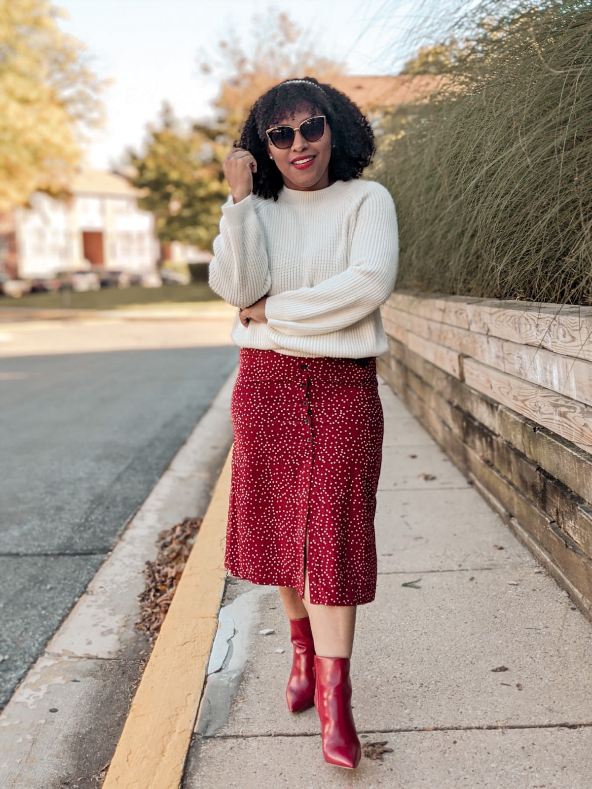 A Sweater And Skirt Combo | Fall Outfits — Patty's Kloset
