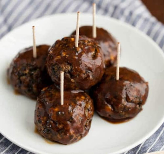 BBQ Lentil Meatballs vegan maindish