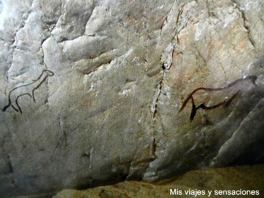 Pinturas rupestres cueva de Niaux, Ariége, Midi-Pirineos, Francia