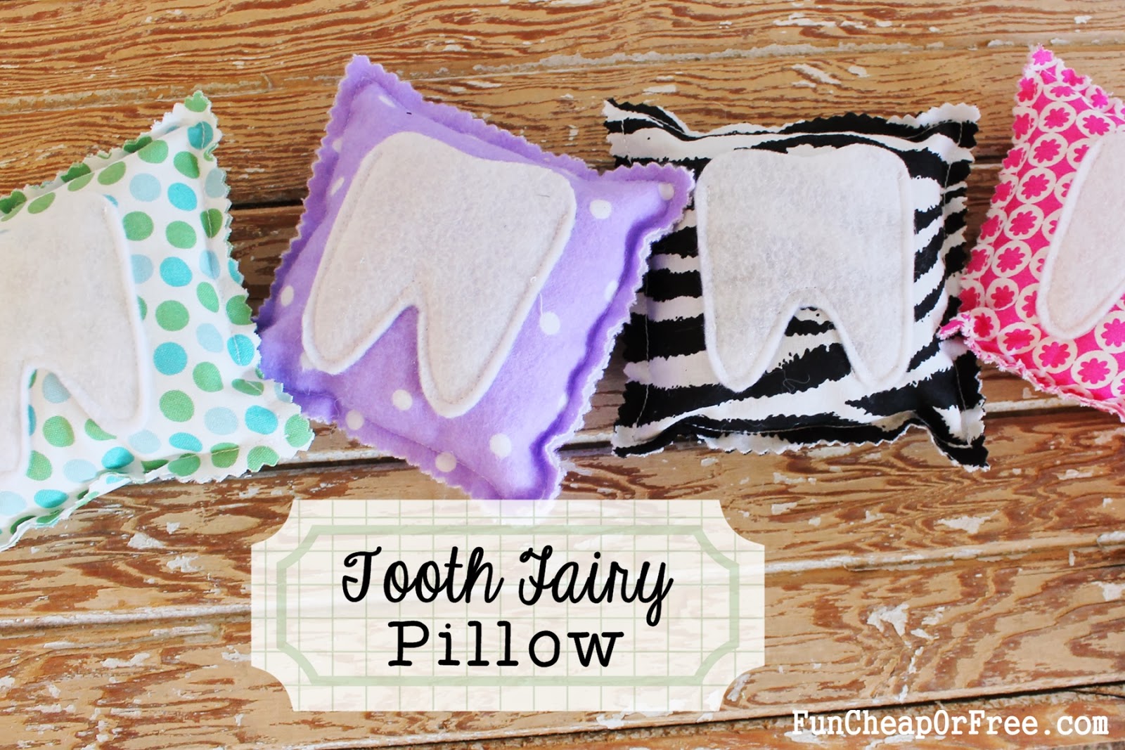 Super easy Tooth Fairy pillow tutorial Super easy Tooth Fairy pillow tutorial