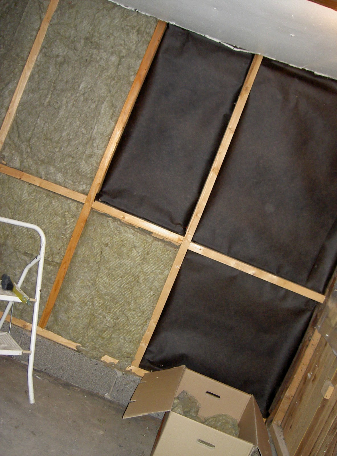 Rutiga Huset: Rivning av isolering