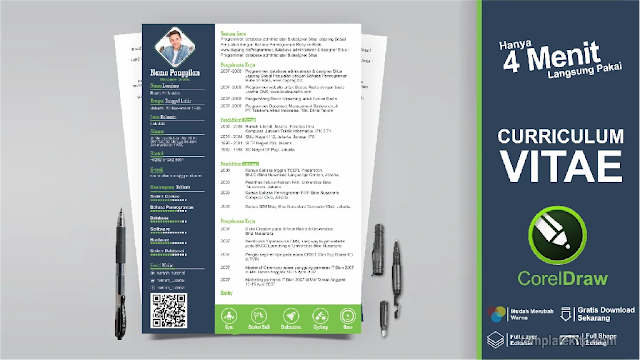 Download Contoh Curriculum Vitae CDR Coreldraw Download Contoh Curriculum Vitae CDR Coreldraw