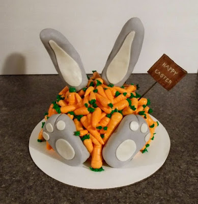 rabbit easter cake