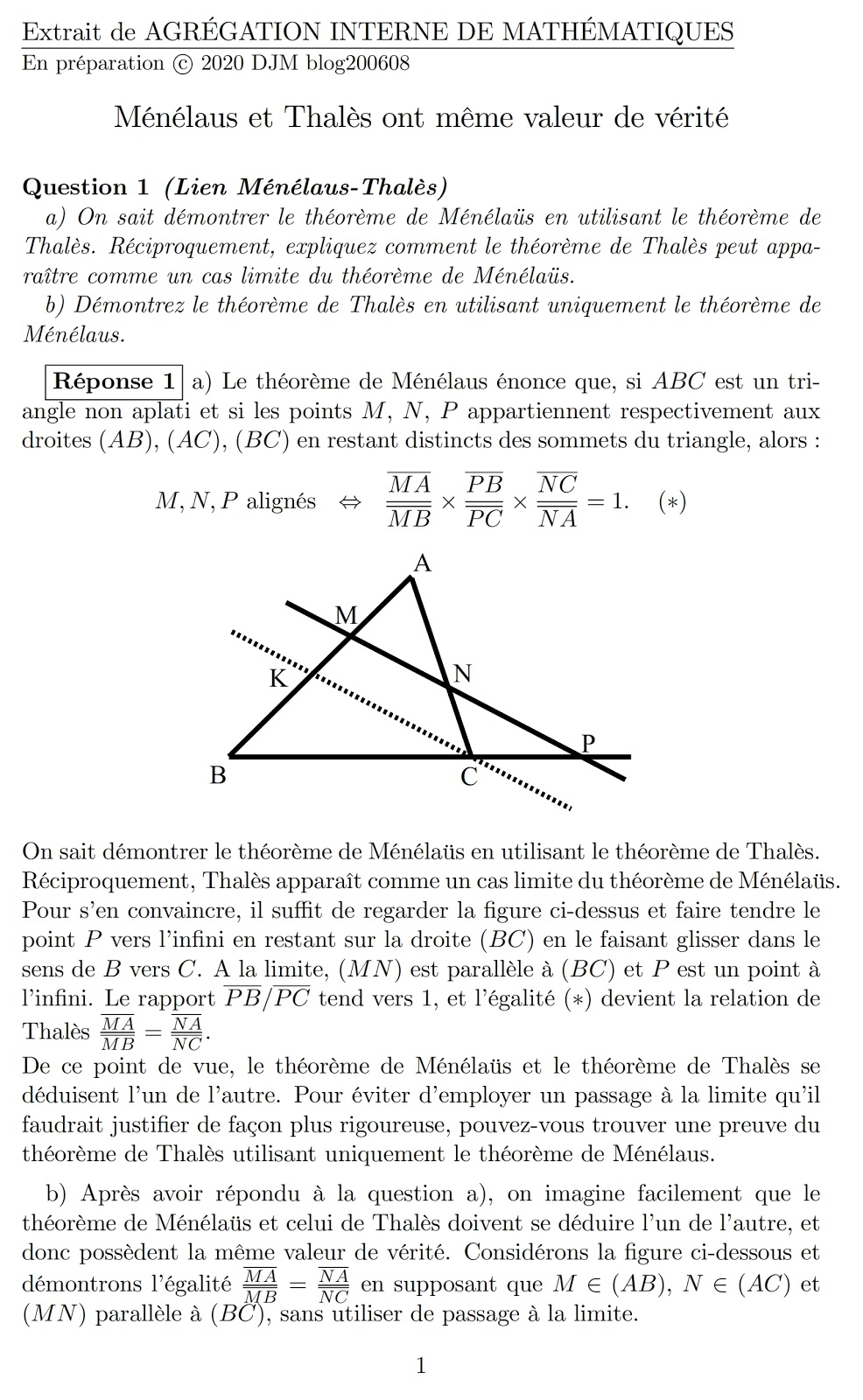 Epreuve Sur Dossier Capes Maths Pdf Cours Exercices Examens