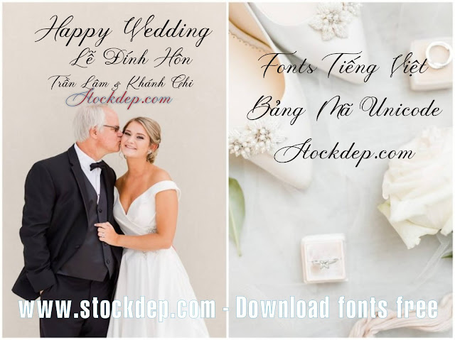Download fonts chữ stockdep.com-wedding05a