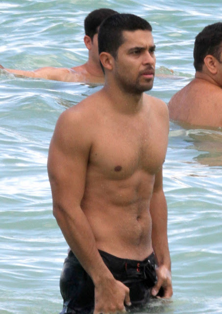 Wilmer Valderrama At The Beach.