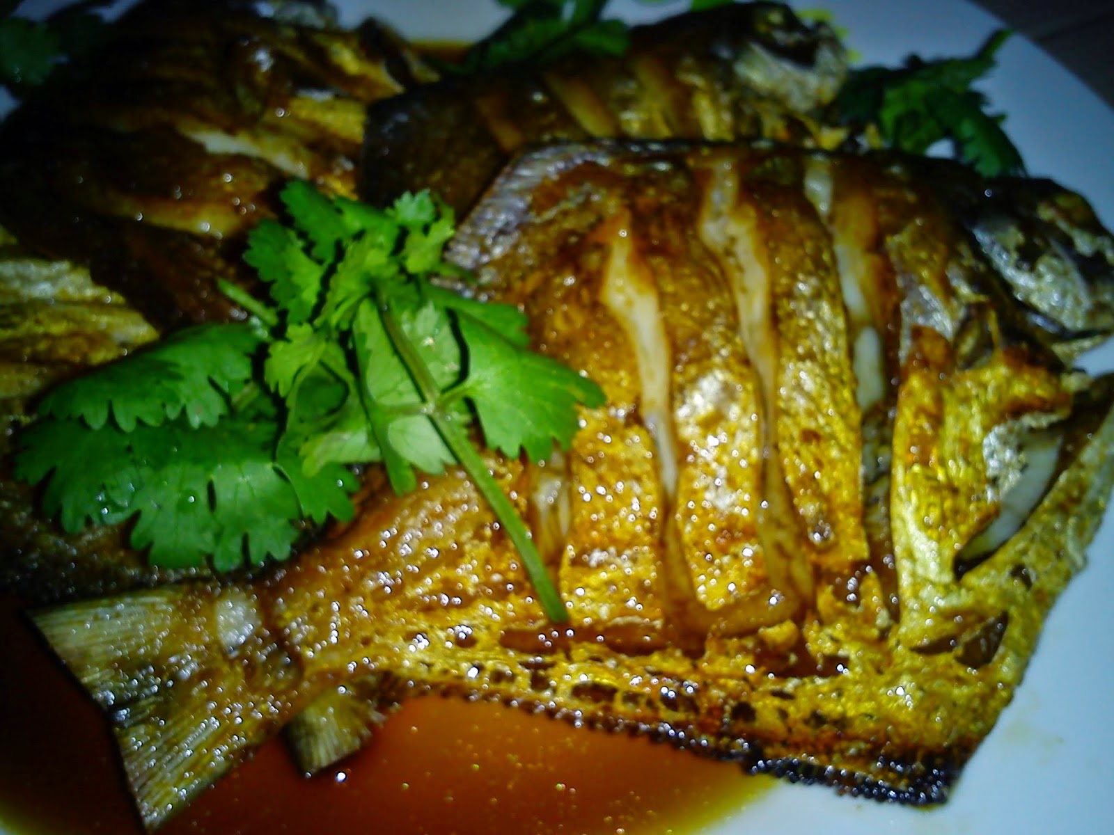 Cooking Pleasure Fried Crispy Fish With Fragrant Soy Sauce