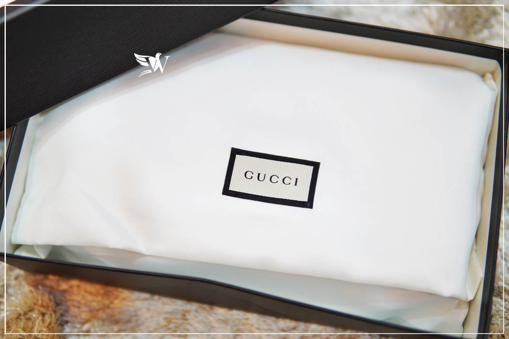 靚麗雁子 展翅翺翔 Gucci 古馳單肩斜挎包 手拿包 送給自己的生日禮物 開箱 搭配分享文