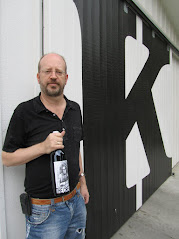 Bill Tieleman at K Vintners & Charles Smith wines, Walla Walla, Washington, USA