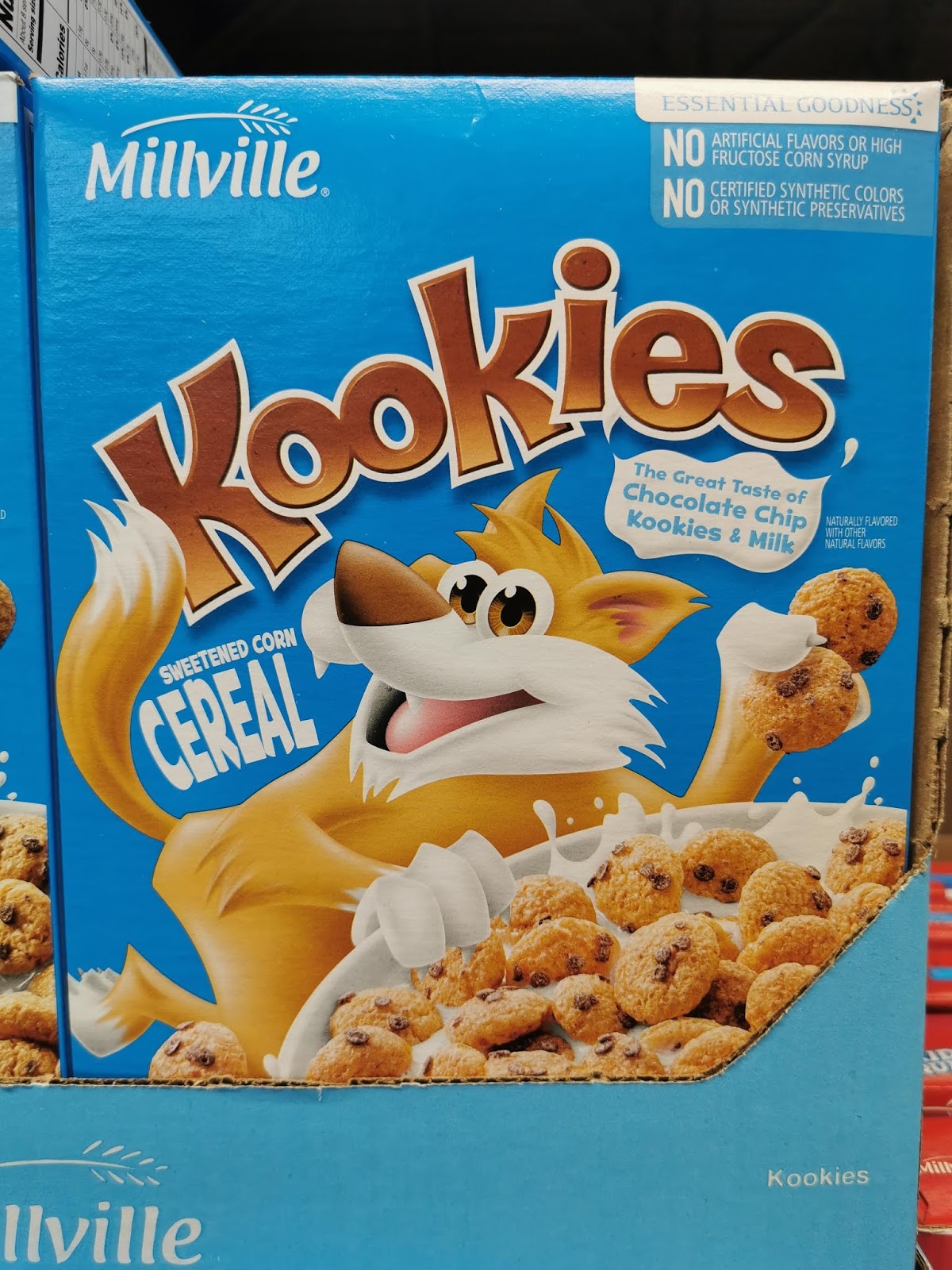 Millville Kookies Sweetened Corn Cereal (Aldi)