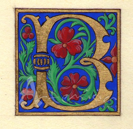 artemisiarestauro: Illuminated letter B