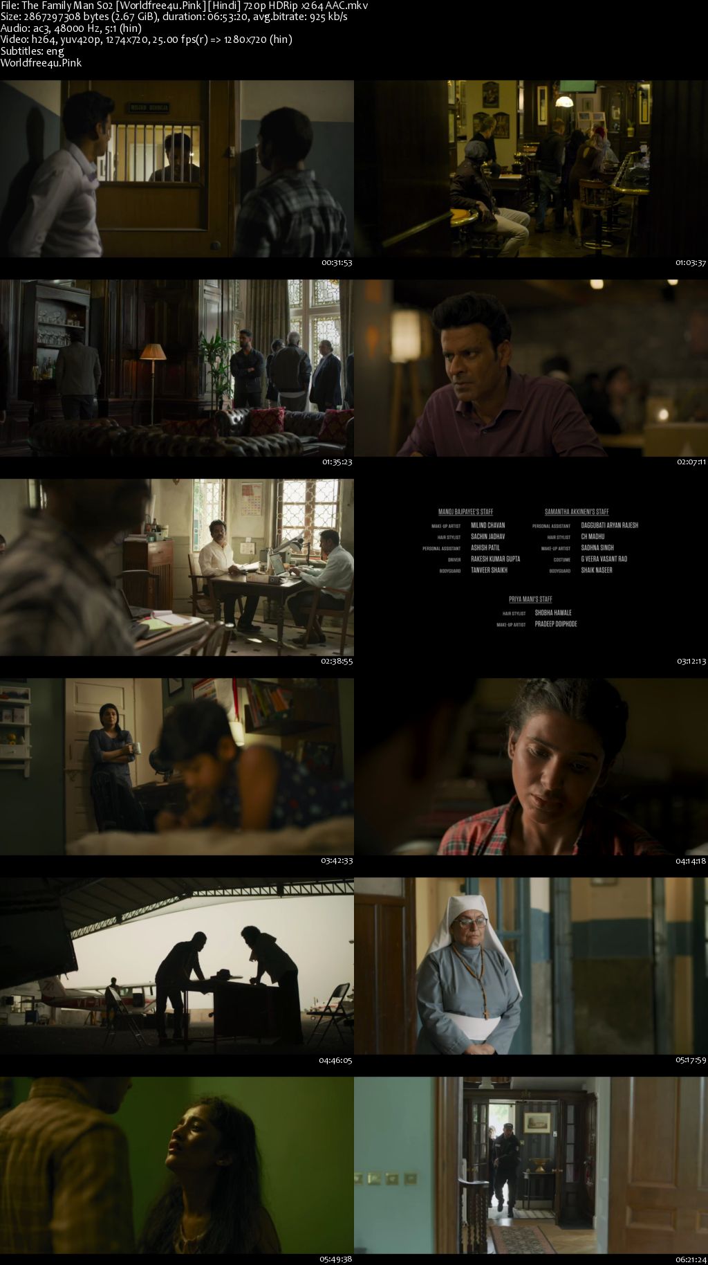 The Family Man 2021 (Season 2) WEB Series HDRip 720p