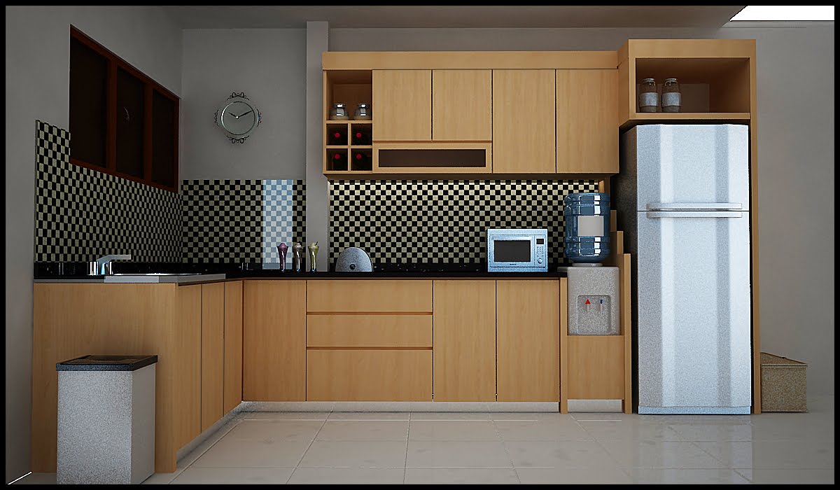 Desain Interior Dapur Rumah Modern  Terbaru 2019