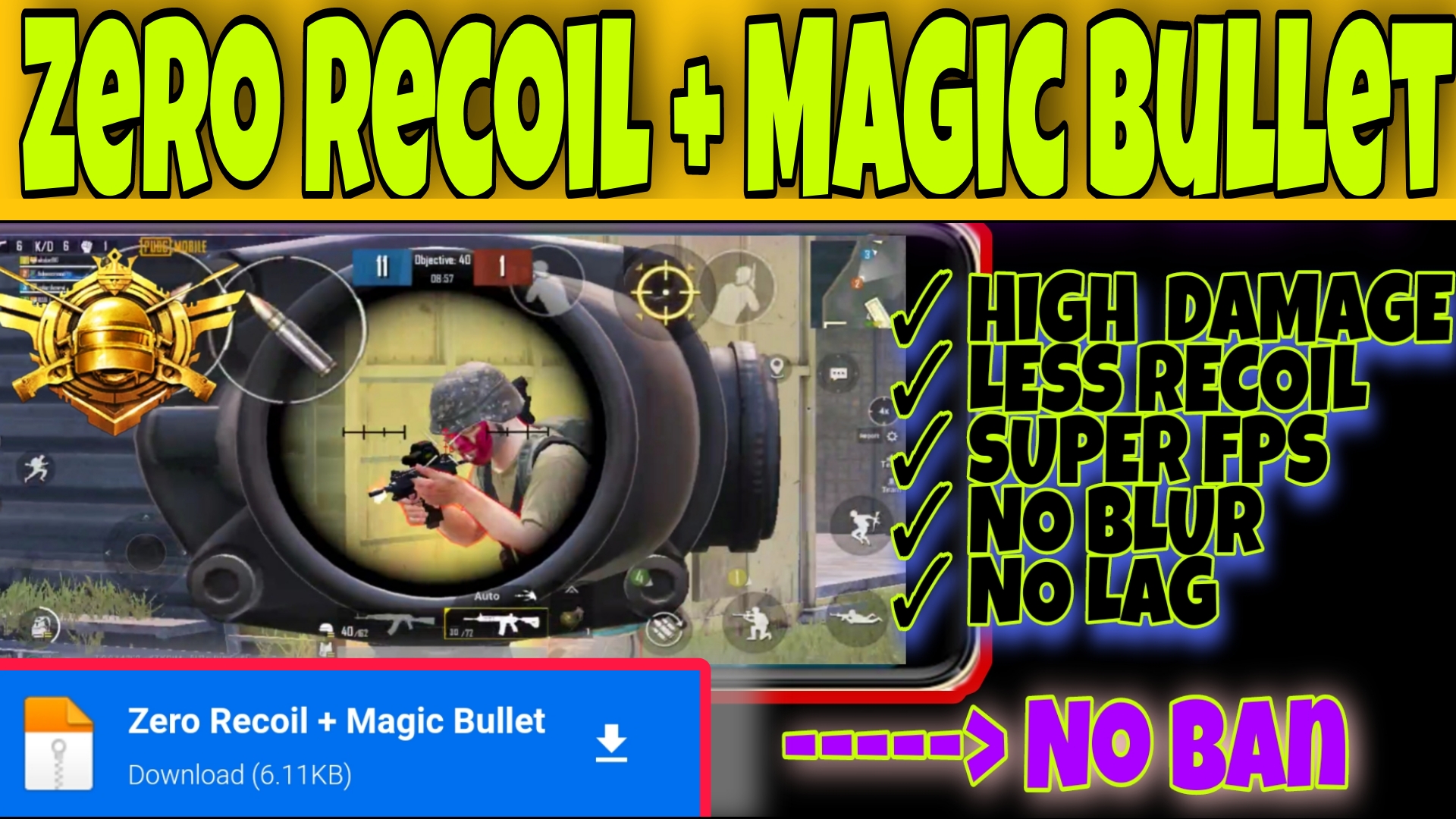 Config magic bullet pubg (119) фото