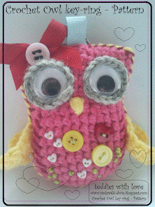FREE Crochet owl key-ring - PATTERN