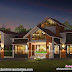 2300 sq-ft 3 bedroom sloping roof home