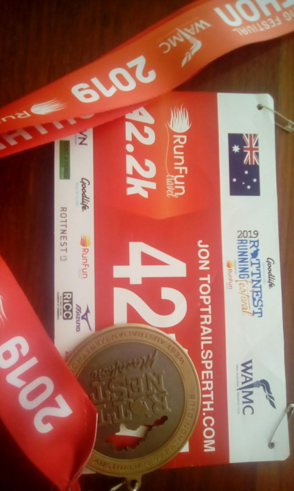 Jonathon's Racing Attacks and Adventure Packs! Rottnest Marathon fun