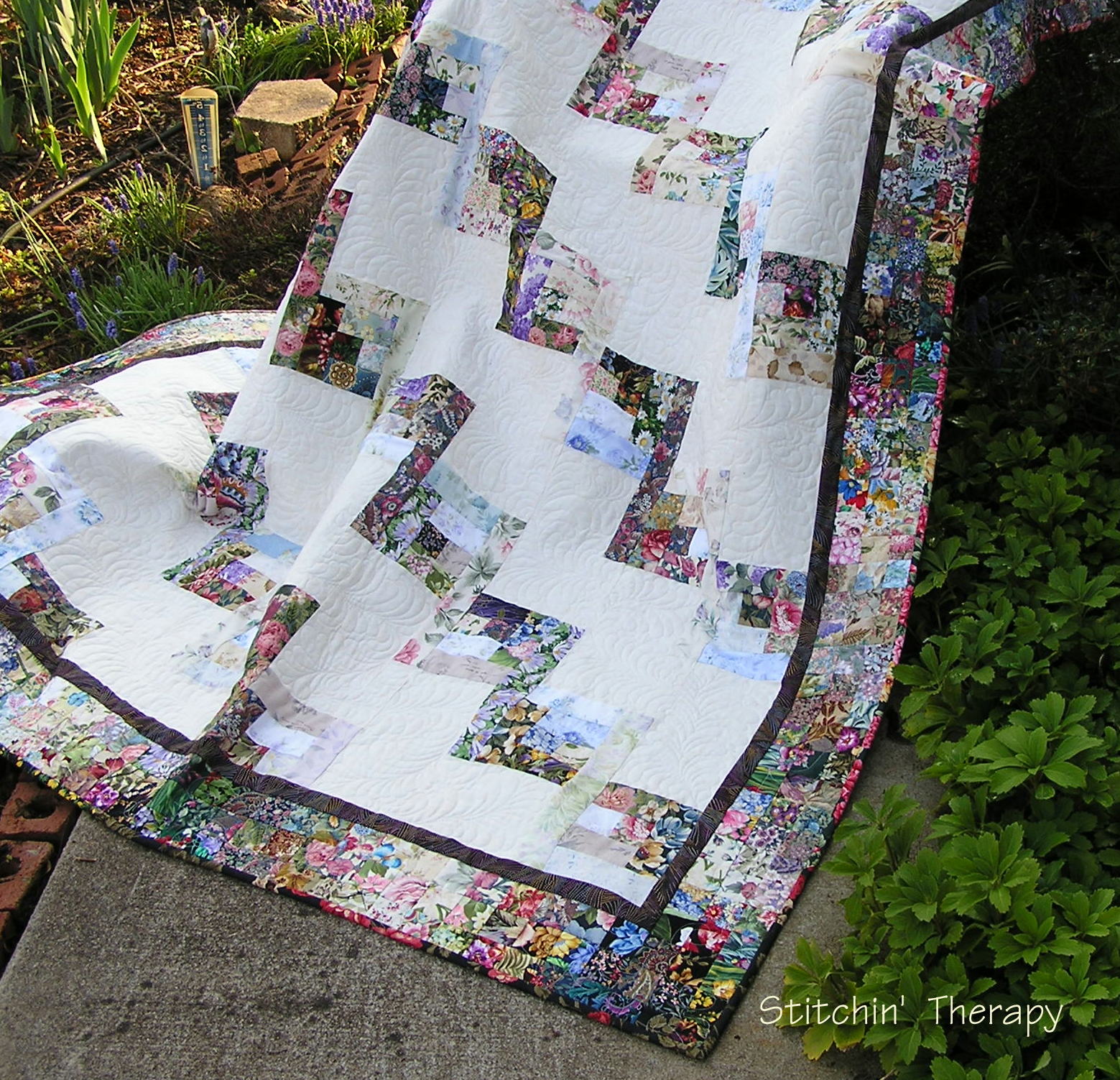 Stitchin' Therapy Year of Floral quilts