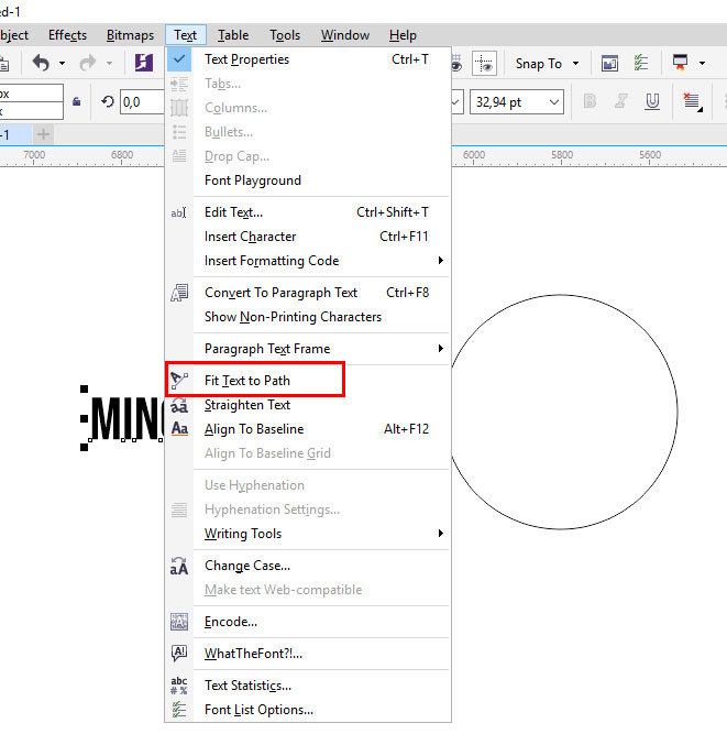 Cara Membuat Tulisan Mengikuti Bentuk Shape Di Corel - Berbagi Bentuk