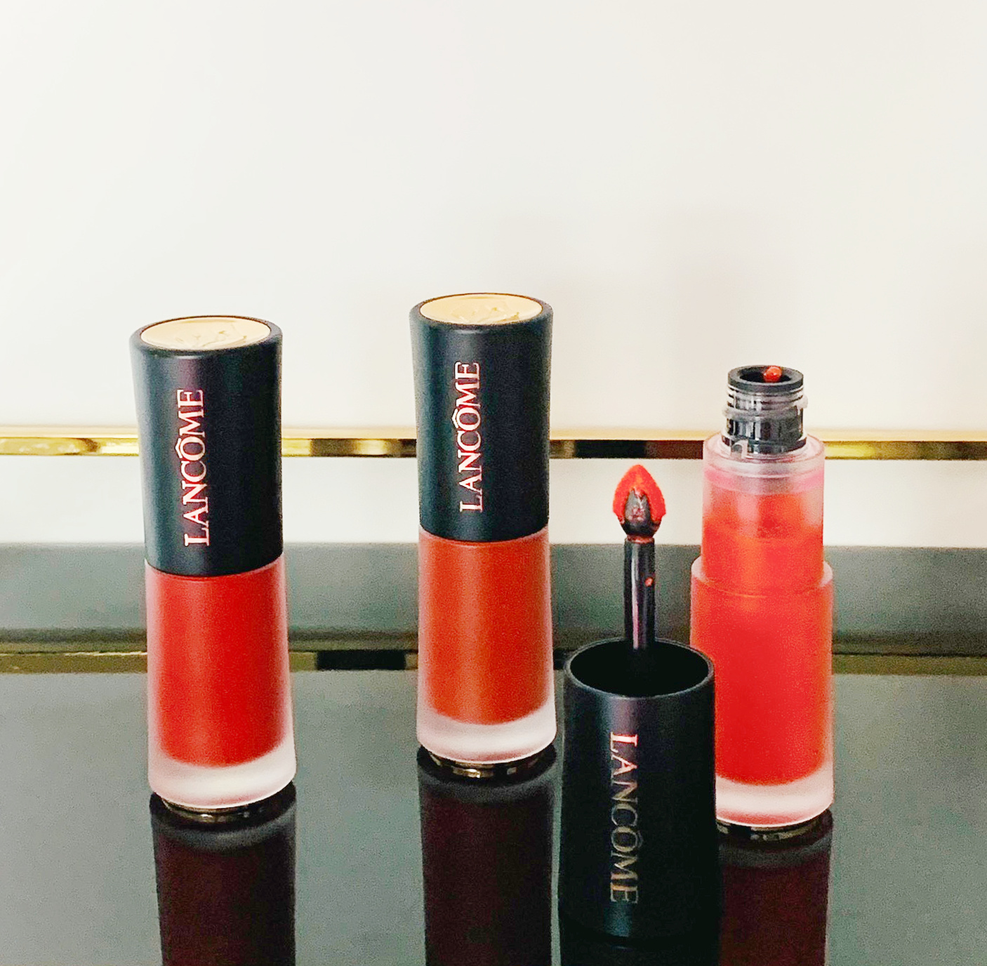 Lancôme L'Absolu Rouge Drama Ink Review & Swatches