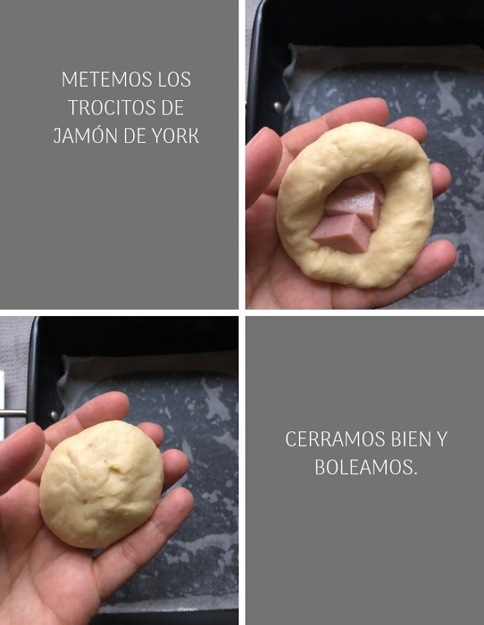 preparacion-bollitos-de-ajo-y-perejil-rellenos-de-jamon-de-york-receta-express