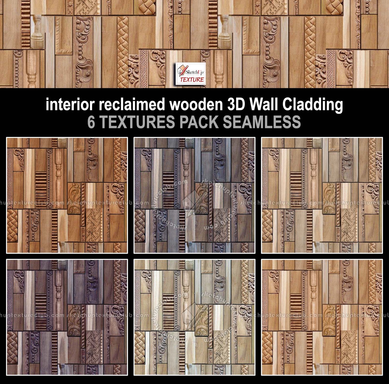 Sketchup Texture New Textures 3d Wall Cladding Interior