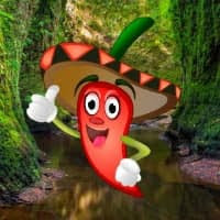 Play BigEscapeGames Chilli Fruit River Escape